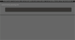 Desktop Screenshot of natural-family-planning.info
